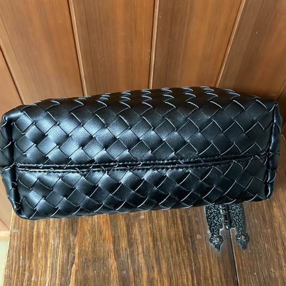 Ophelia Roe Black Knotted Handle Bag Purse NWT - Picture 6 of 10